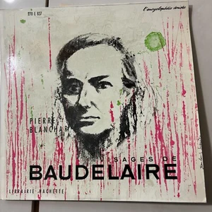 10” Pierre Blanchar Visages de Baudelaire Disc&Cover VG+ French Poetry - Picture 1 of 5