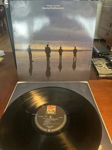 Echo & the Bunnymen Heaven Up Here LP UK 1st Pressing + inner EX/EX - Picture 1 of 4