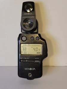 Minolta Auto Meter IV F Digital Exposure Light Meter + Viewfinder 10°II - Picture 1 of 9