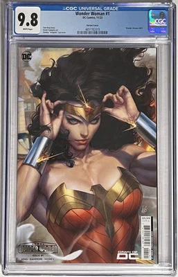 WONDER WOMAN #1 CGC 9.8 NM/MINT🔥Artgerm Lau Variant Cover🔑 DC Comics - Image 1 of 3
