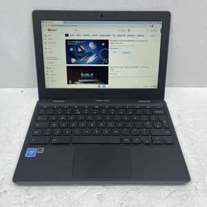 ASUS Chromebook C204EE 11.6” Laptop N4000 1.1GHz 4GB 16GB SSD – Grey – Working - Picture 1 of 10