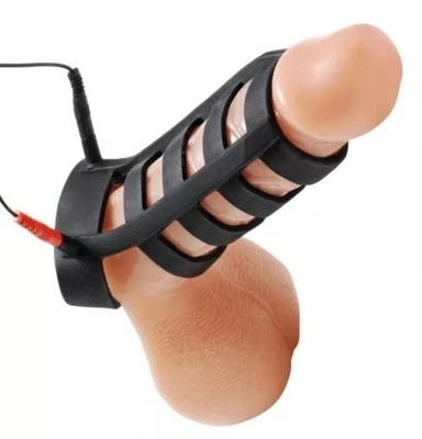 ZEUS-ELECTRO E-Stim Fetiche POWER JAGE Funda para Pollo y Bola Foto 1 de 4