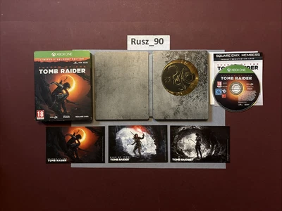Shadow Of The Tomb Raider Xbox One Limited Steelbook Edition UK PAL NR MINT CIB - Image 1 of 4