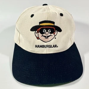 Vintage McDonalds Hamburglar 90s Blockhead Toon Hat Cap SnapBack Very Rare HTF - Picture 1 of 15