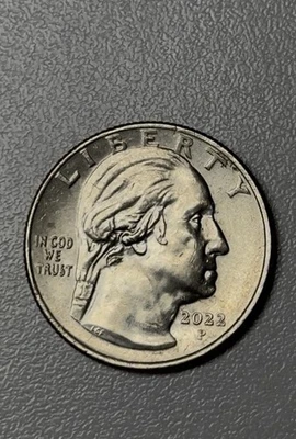 Rare 2022-P Voto Para La Mujer Quarter | Letter Error "In Cod We Trust" - Image 1 of 4