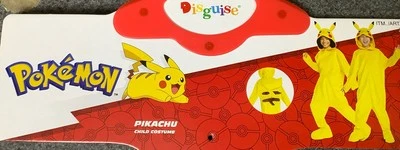DISFRAZ Pikachu Niño Disfraz - Mono con Capucha, Cola Adjunta Talla M Foto 1 de 4