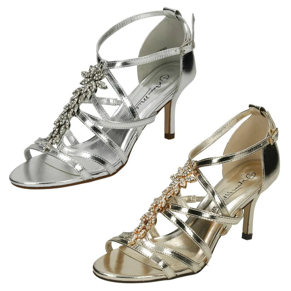 Sandalias De Tacón Medio Para Dama Anne Michelle F1R0582 - Imagen 1 de 1