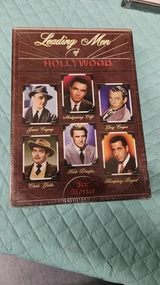 Leading Men of Hollywood DVD NEW AND SEALED 6 MOVIES Clark Gable James Cagney + - Image 1 of 4