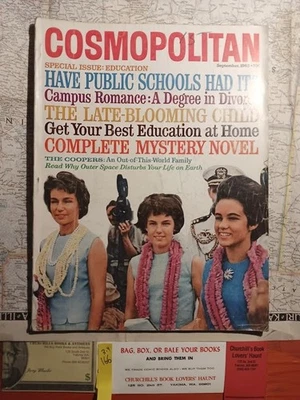 Vintage Cosmopolitan Magazine, September 1963 - Image 1 of 3