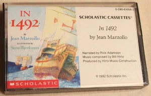 In 1492 Scholastic Cassette Tape 1992 For kids CAS1 - Picture 1 of 2