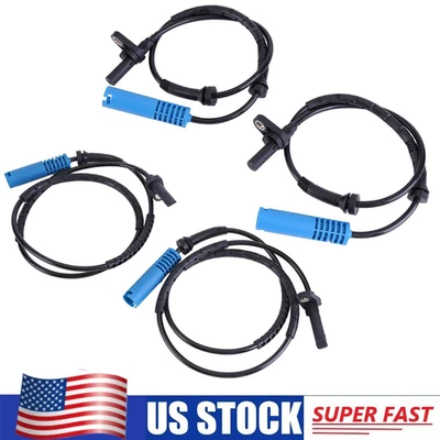 Black ABS Wheel Speed Sensors For BMW E90 E91 325XI 328XI 335I xDrive 2006-2013 Foto 1 de 4