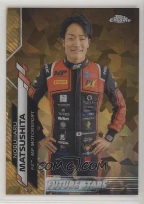 2020 Topps Chrome Sapphire F1 Gold Refractor F2 38/50 Rookie Nobuharu Matsushita - Image 1 of 2