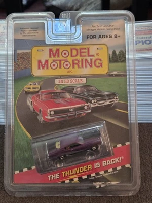 Coche Ranura Motor Modelo Chevelle Nuevo En Tarjeta CHASIS TJET PÚRPURA Foto 1 de 2