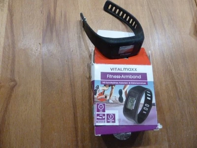 Fitness-Armband, mit Schrittzähler, Kalorien- und Distanzanalyse, von Vital Maxx - Bild 1 von 4