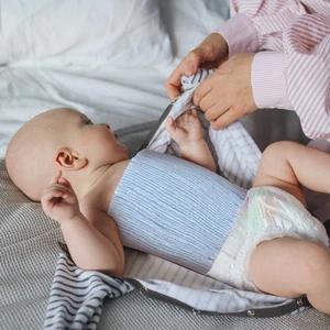 2PCS Pure Cotton Newborn Bellyband Durable Simple Style Protector - Imagen 1 de 12