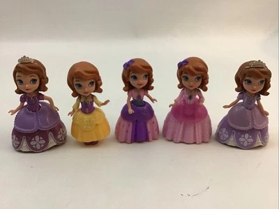 Lote de 5 figuras de lujo de la princesa Sofía de Disney lote superior PP Foto 1 de 4