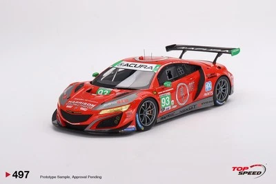Acura NSX GT3 EVO22 #93 Harrison Andretti 2023 IMSA Daytona 24 Ore 1:18 TS0497 - Immagine 1 di 4