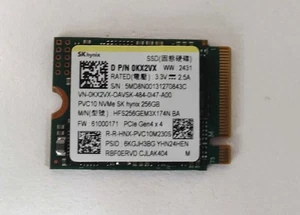 Solid State Drive Dell KX2VX (Hynix HFS256GEM3X174N) 256 GB Solid State Drive - - Picture 1 of 1