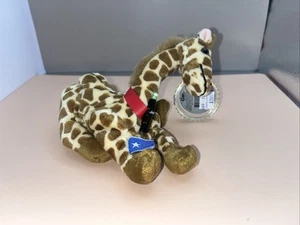 Vintage 1999 Coca-Cola Giraffe Beanie Tasche Plüsch MIT Etikett - Bild 1 von 4