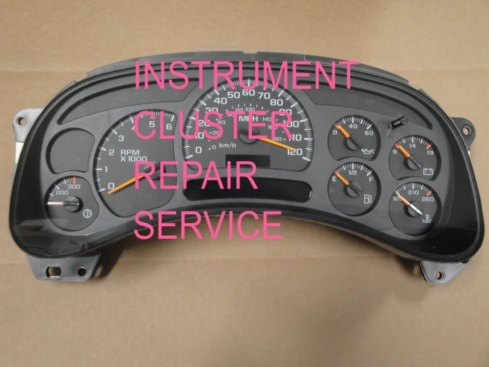 *REPAIR SERVICE* 2003-2006 CHEVROLET SUBURBAN INSTRUMENT CLUSTER REPAIR SERVICE Foto 1 de 1
