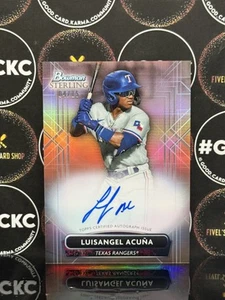 2022 Bowman Sterling Autographs Rose Gold Refractors PALA Luisangel Acuna 04/15 - Picture 1 of 2