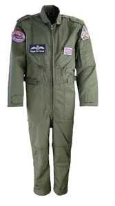 Kids Flying Suit Olive Green RAF Flight Suit 3-13 Years - Picture 1 of 4
