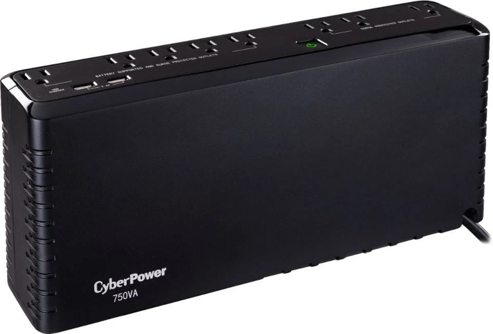 CyberPower SL750U-R 750VA/375W Slim Standby UPS - Certified Refurbished - Image 1 of 4