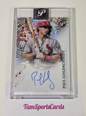 2022 Topps Pristine PAUL GOLDSCHMIDT Auto Refractor /99 CARDINALS - Image 1 of 2