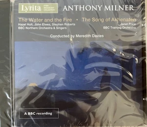 ANTHONY MILNER - The Water And The Fire etc. - Davies CD BRAND NEW! Lyrita - Picture 1 of 2