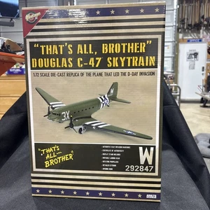 Vintage Fuel Diecast Douglas C-47 Skytrain, 1:72, D- Day Invasion, New Open Box - Picture 1 of 2