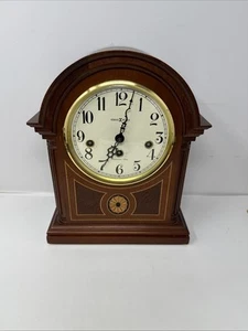 Howard Miller Barrister Mantel Clock 613-180 Westminster Chime Key 340-020 - Picture 1 of 13