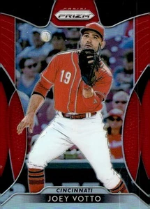 2019 Panini Prizm #163 Joey Votto Red Prizm - Picture 1 of 2