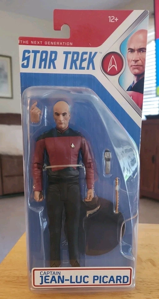 麦克法兰玩具星际迷航队长让-吕克·皮卡德收藏品可动人偶 6556 — 第 1/1 张图片