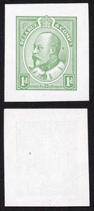 Kevii Canada Head Essay Farbversuch in grün aus dünnem gewebtem Papier Katze 3250 Pfund - Bild 1 von 1