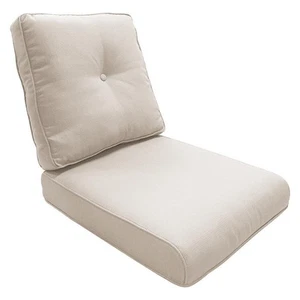 Square Outdoor Glider Cushion in CushionGuard Beige Cushion - Picture 1 of 6