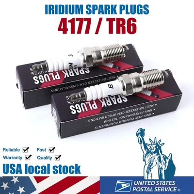 Set of 8 OEM Iridium Spark Plugs 4177 For Chevrolet Silverado 1500/2500/3500 NEW — 第 1/4 张图片
