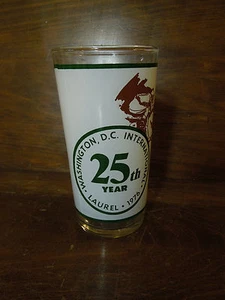 Vintage Horse Race Glass-Washington D.C. International 25th Year Laurel -1976 - Picture 1 of 8