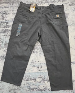 Neu mit Etikett Carhartt Rugged Flex grau Rigby Five-Pocket Relaxed Fit Hose Gr. 52 x 30 - Bild 1 von 7