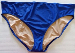J Crew Mid-Rise Bikini Bottom (BI061) Blue Size 3X Swim Bathing Suit - Picture 1 of 6