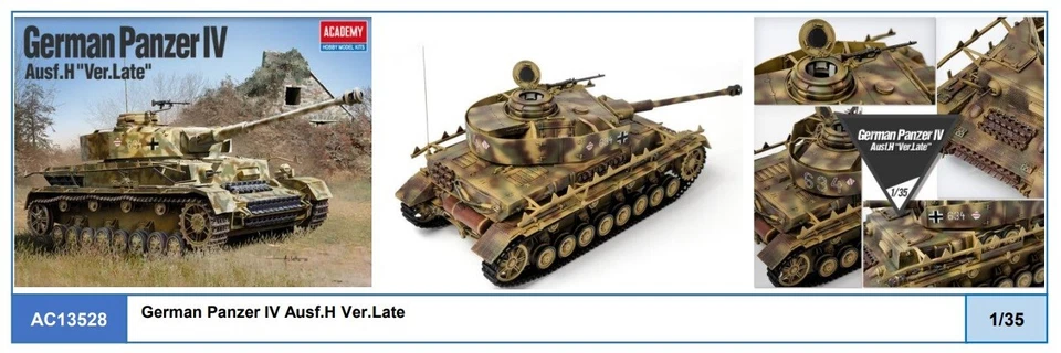 AC13528	1/35 German Panzer IV Ausf.H Ver.Late - Immagine 1 di 1