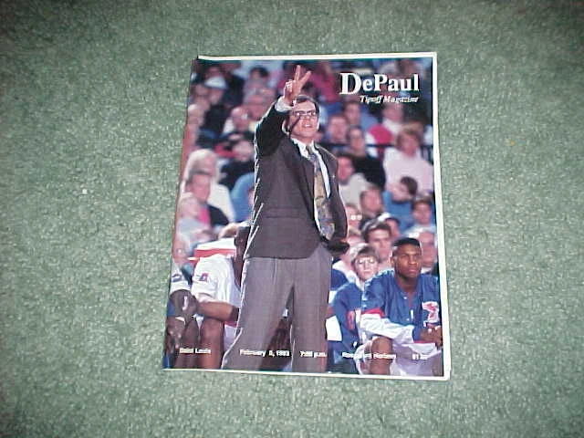 1993 St. Louis v DePaul Blue Demons Basketball Program 2/2 - Image 1 of 1