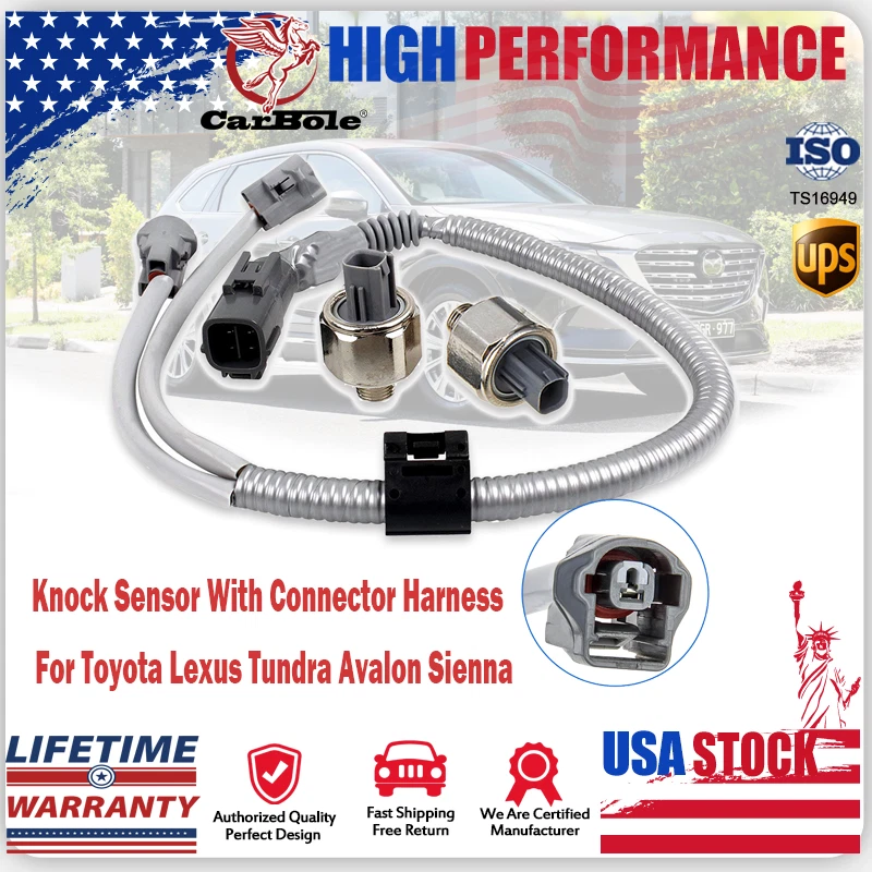 Sensores de golpe para Toyota 2X con arnés para Camry Lexus ES300 IS300 89615-12090 Foto 1 de 4