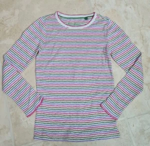 MINI BODEN GIRLS Supersoft Pointelle T SHIRT MULTI COLOUR LONG SLEEVE BRAND NEW - Picture 1 of 6