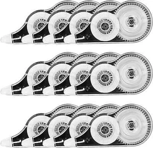 12er Pack White Out Klebeband Korrekturband, je 39 Fuß Whiteout Roller Korrektur - Bild 1 von 4