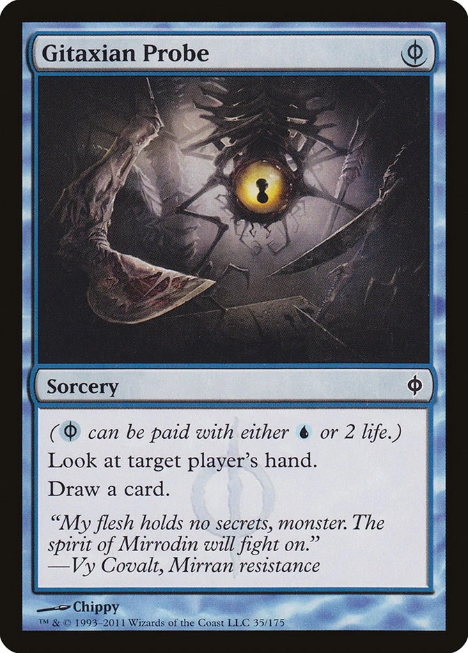 MTG - 3x Gitaxian Probe - New Phyrexia - LP  - 3 COPIES - Image 1 of 1