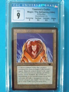 🔨⚰Tawnos's Coffin⚰🔨 Antiquities MTG Reserved List | Gem Surface💎! CGC 9! - Picture 1 of 2
