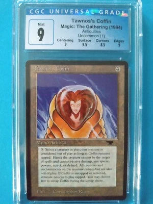 🔨⚰Tawnos's Coffin⚰🔨 Antiquities MTG Reserved List | Gem Surface💎! CGC 9! - Image 1 of 2