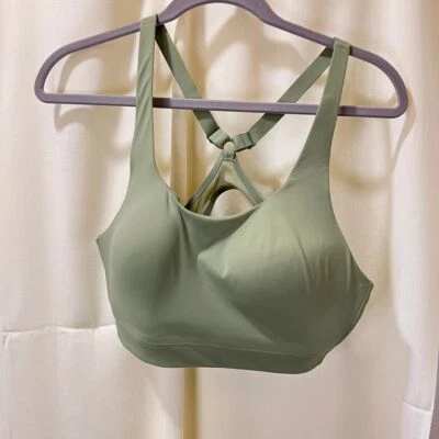 Спортивный бюстгальтер Athleta Advance Sage зеленый средний поддерживающий для тренировок спортивная одежда 36C - Изображение 1 из 4