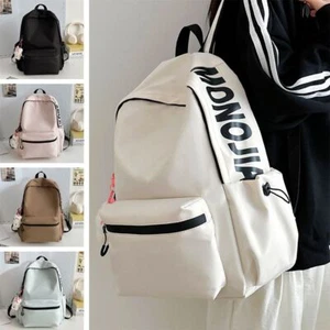 Large Capacity Backpack Nylon Travel Knapsacks Simple Bookbags - Picture 1 of 15