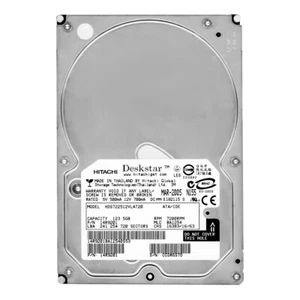 Hitachi Deskstar 7K250 123.5GB 7.2k 2MB Ata 3.5'' HDS722512VLAT20 - Photo 1/3